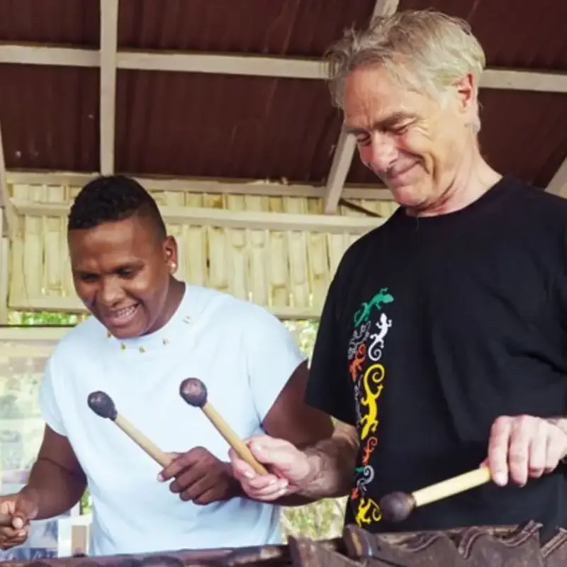 Concierto de marimba y música tradicional del Pacífico