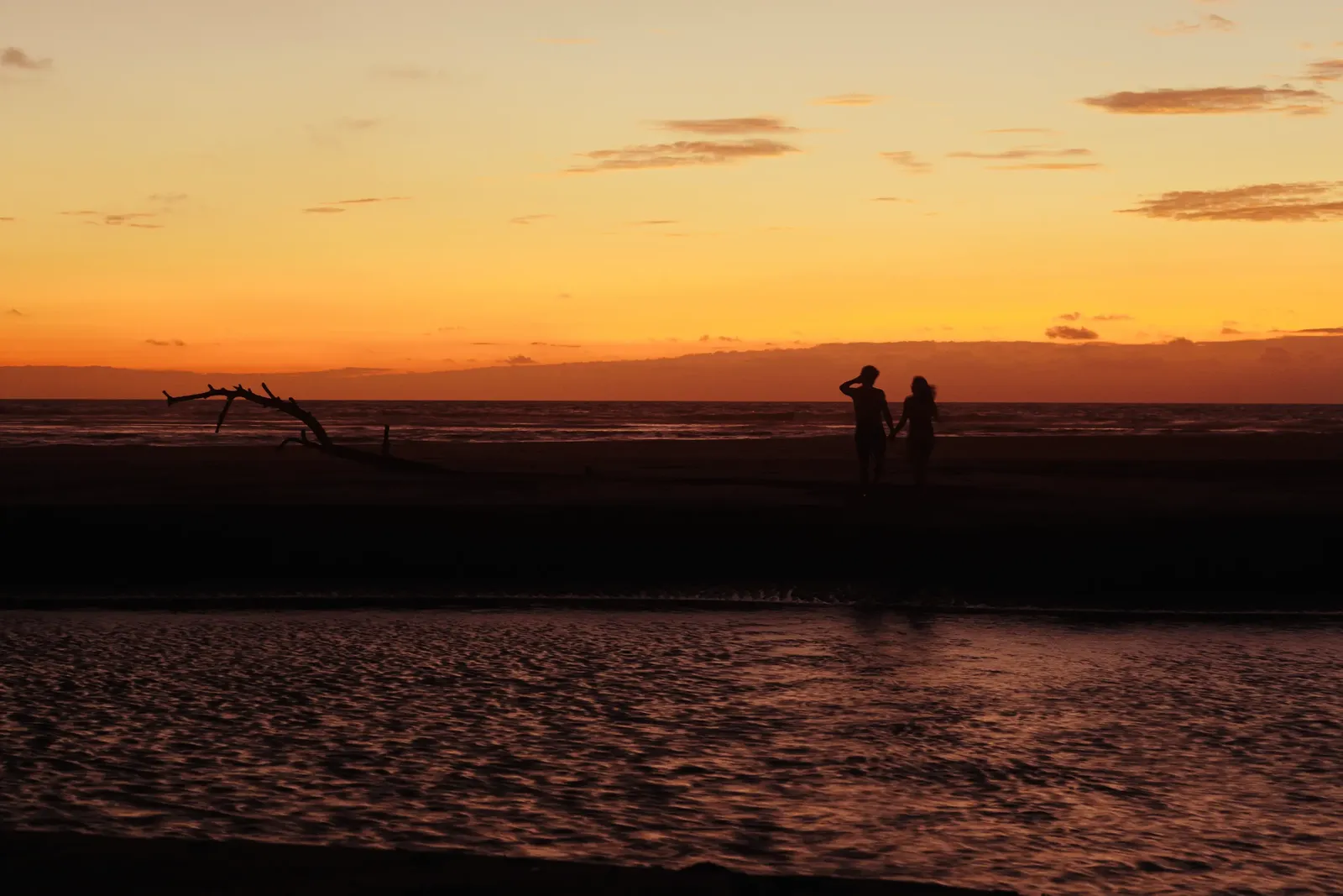 Bocagrande beach in Tumaco, Colombian Pacific coast